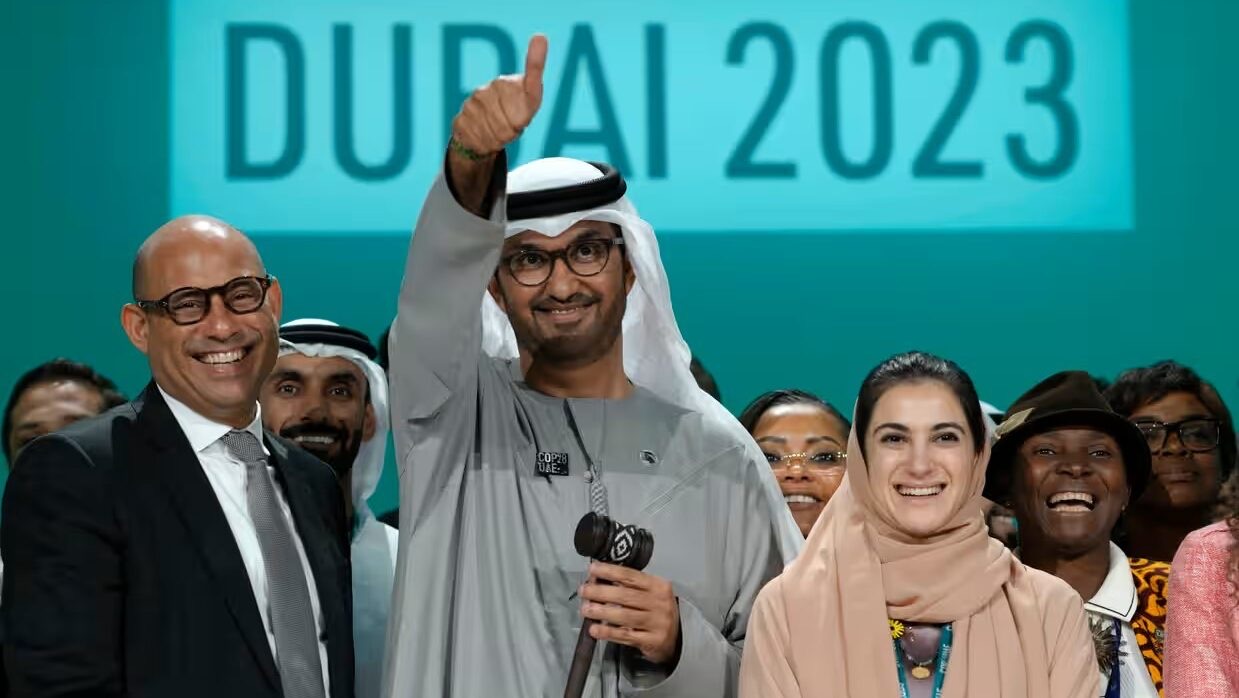 Delegates at the COP28 conference