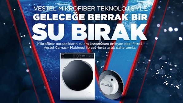 Vestel's washing machine with a microfiber filter